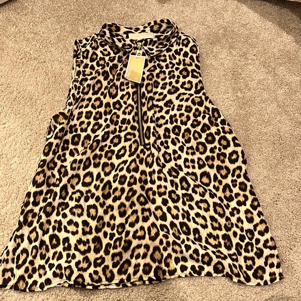 Michael Kors (TAG ON) cheetah tank